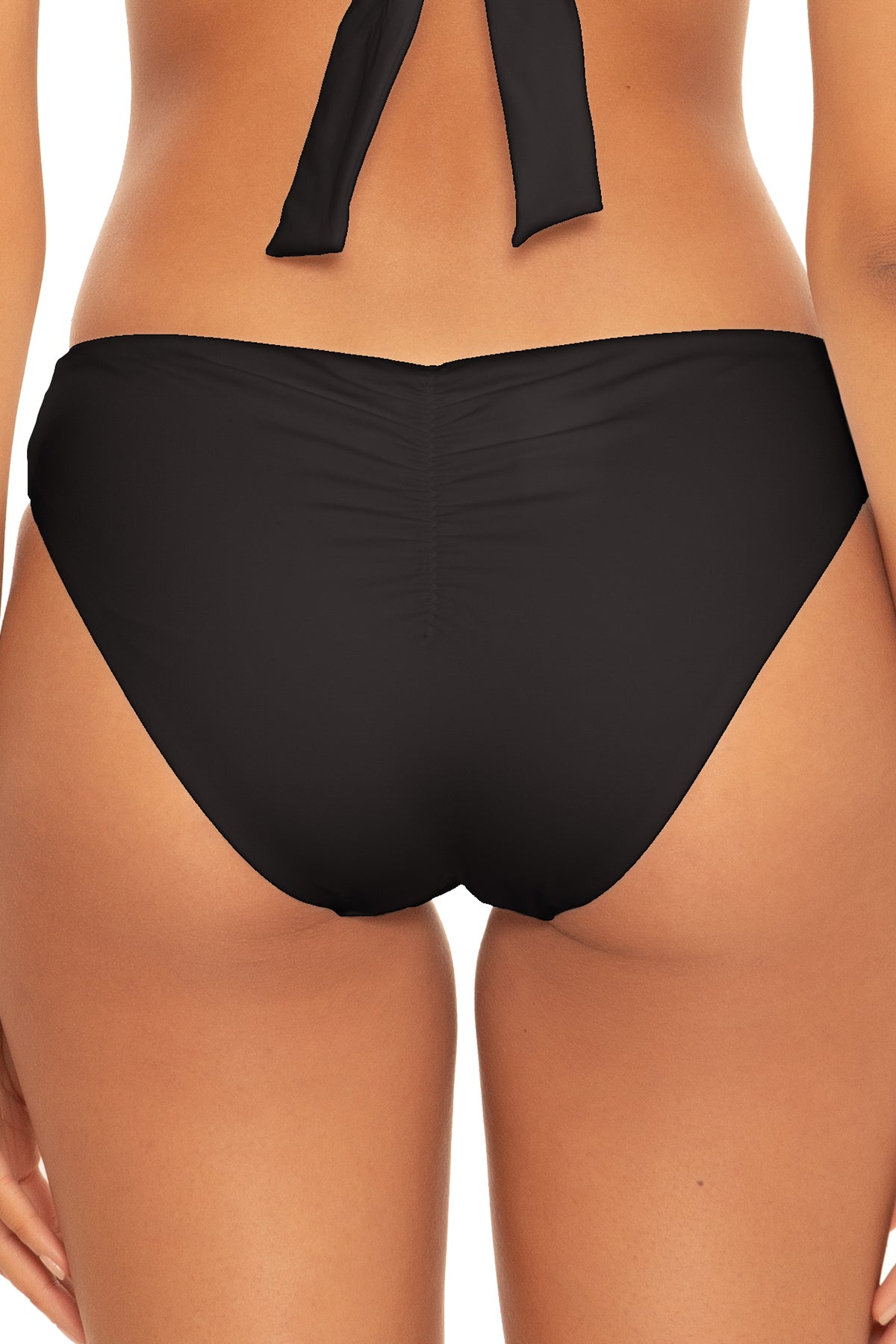 Becca Black Color Code Ruched Hipster Bottom
