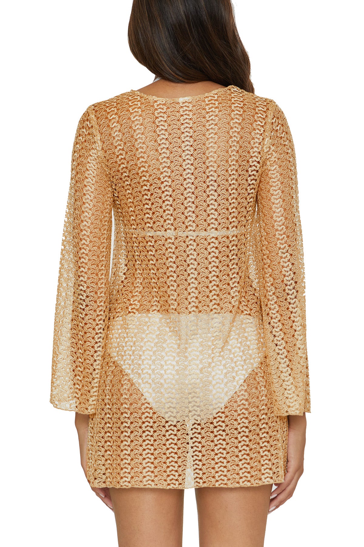 Becca Golden Crochet Tunic