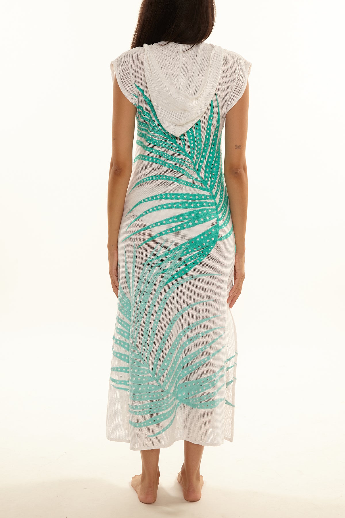 Trina Turk Sheer Tropics Maxi Dress