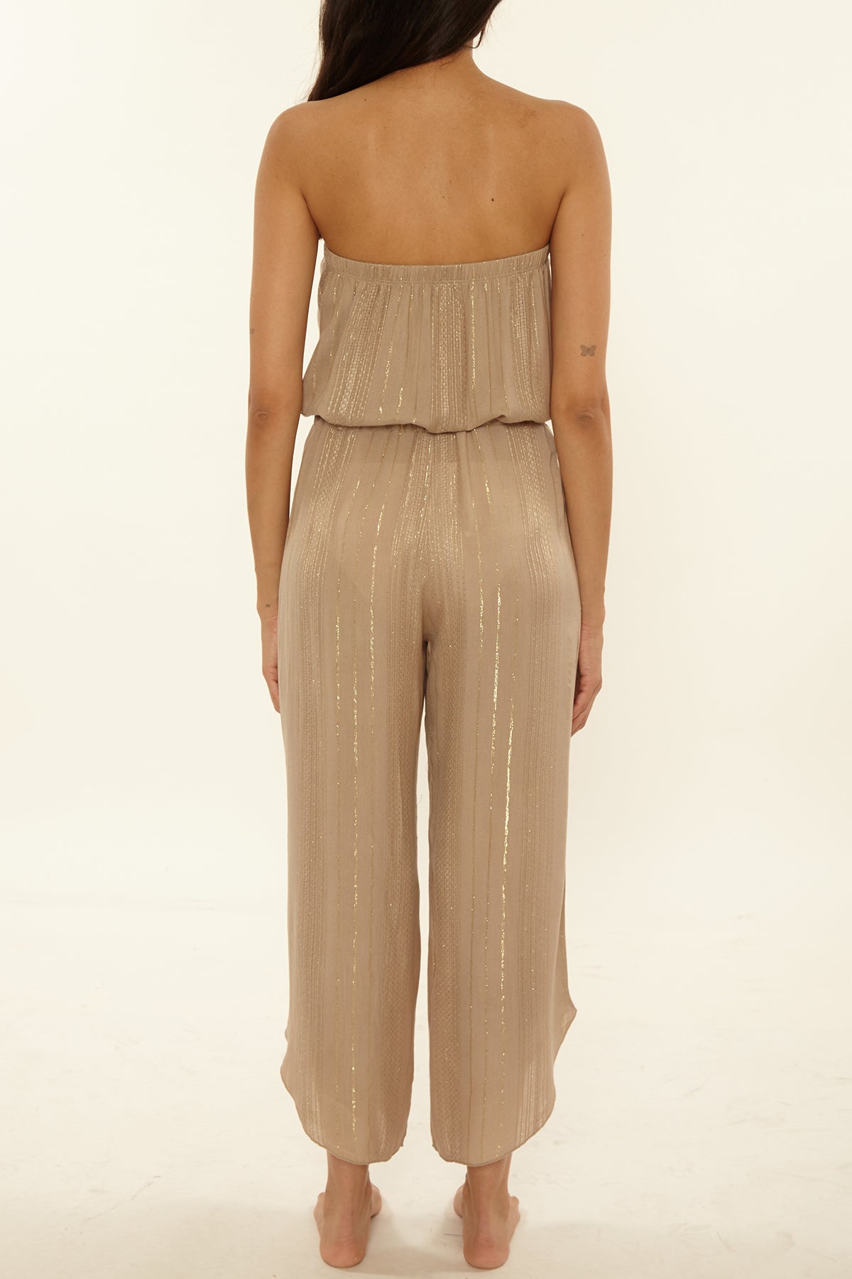 Becca Radiance Latte Jumpsuit Cover Up