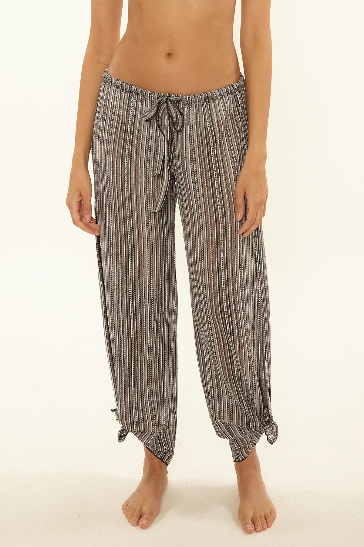Becca Seaside Black Split Leg Pants