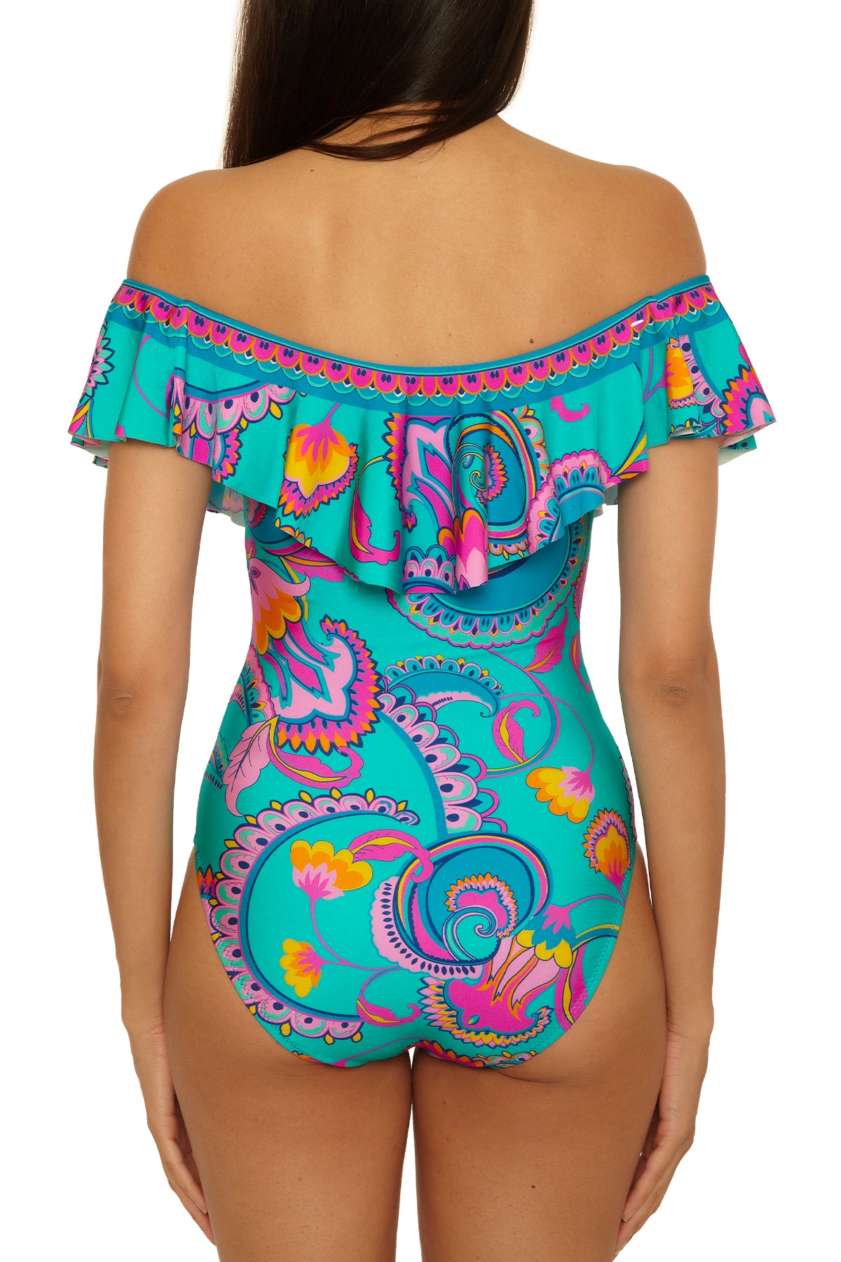 Trina Turk Mykonos Ruffle One Piece