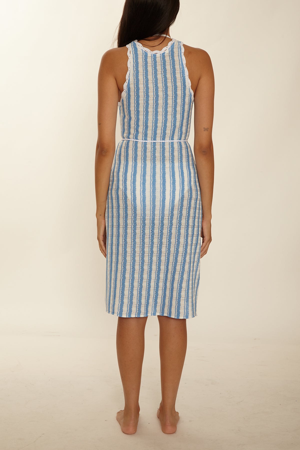 Becca Beachy Crochet Midi Dress