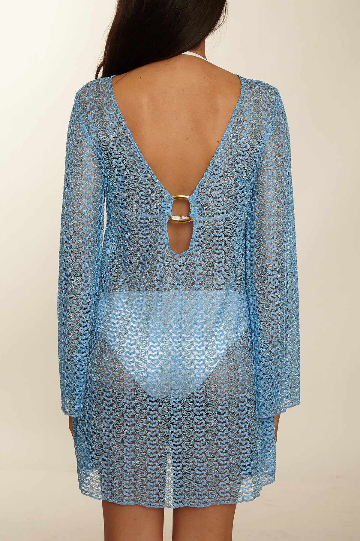 Becca Golden Crochet Tunic