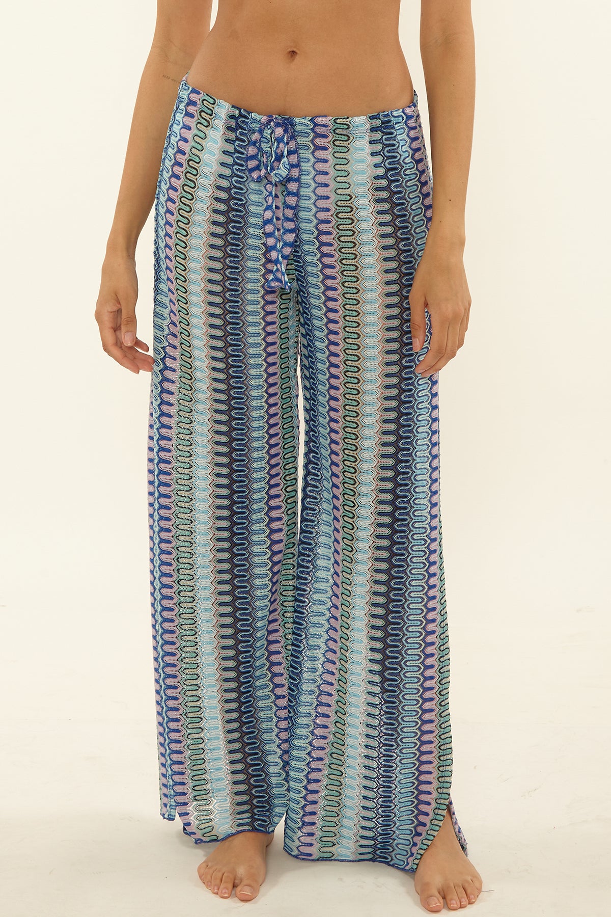 Becca Sundown Split Leg Knit Pants