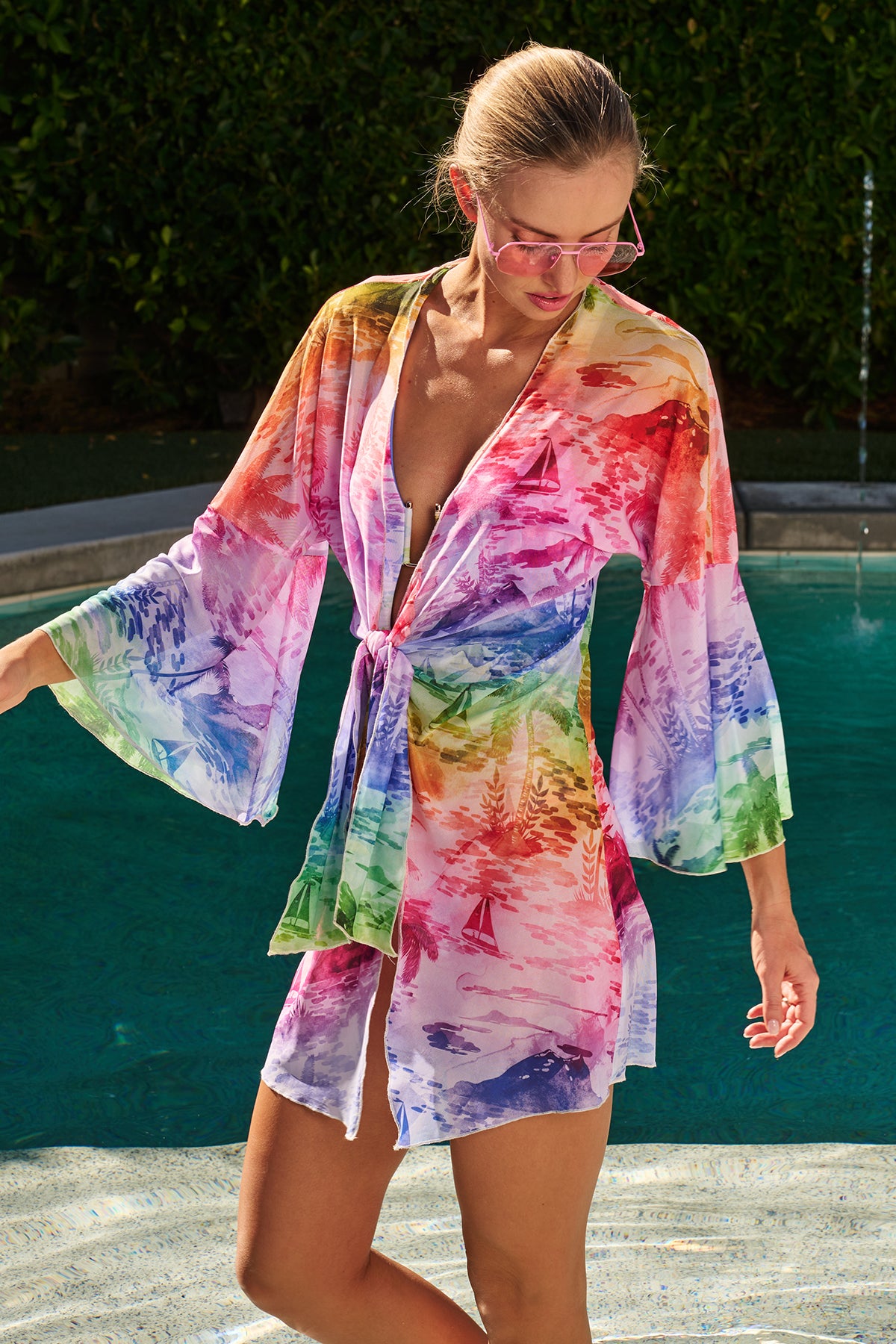 Becca Fiji Tie Front Tunic