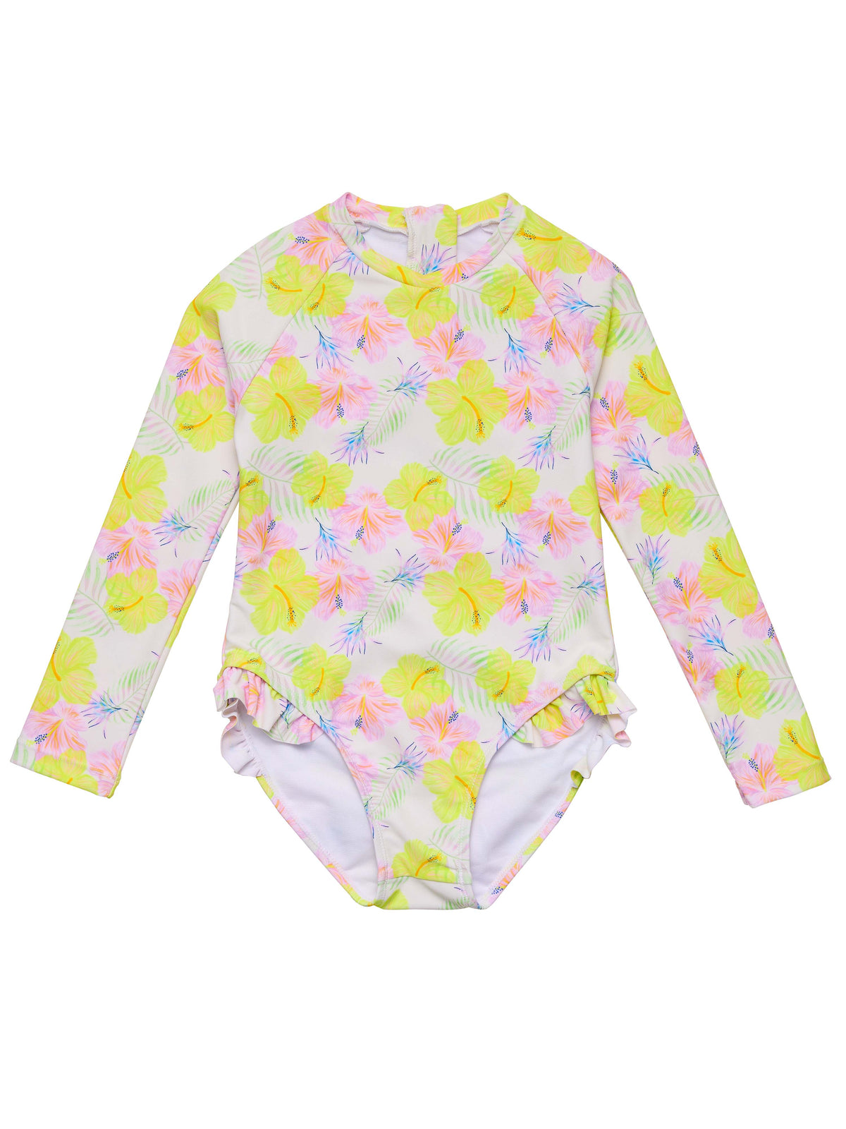 Snapper Rock Aloha Vacay Leg Frill Surf Suit