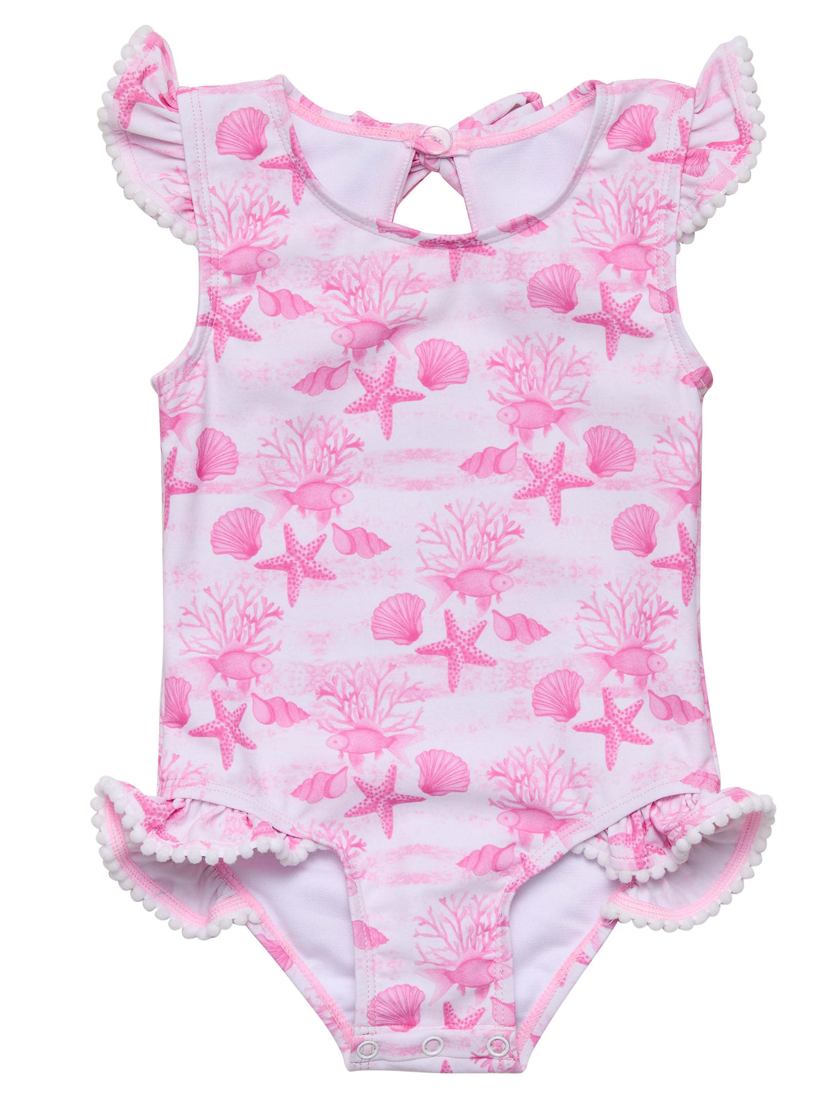 Snapper Rock Pink Lagoon Frill Suit