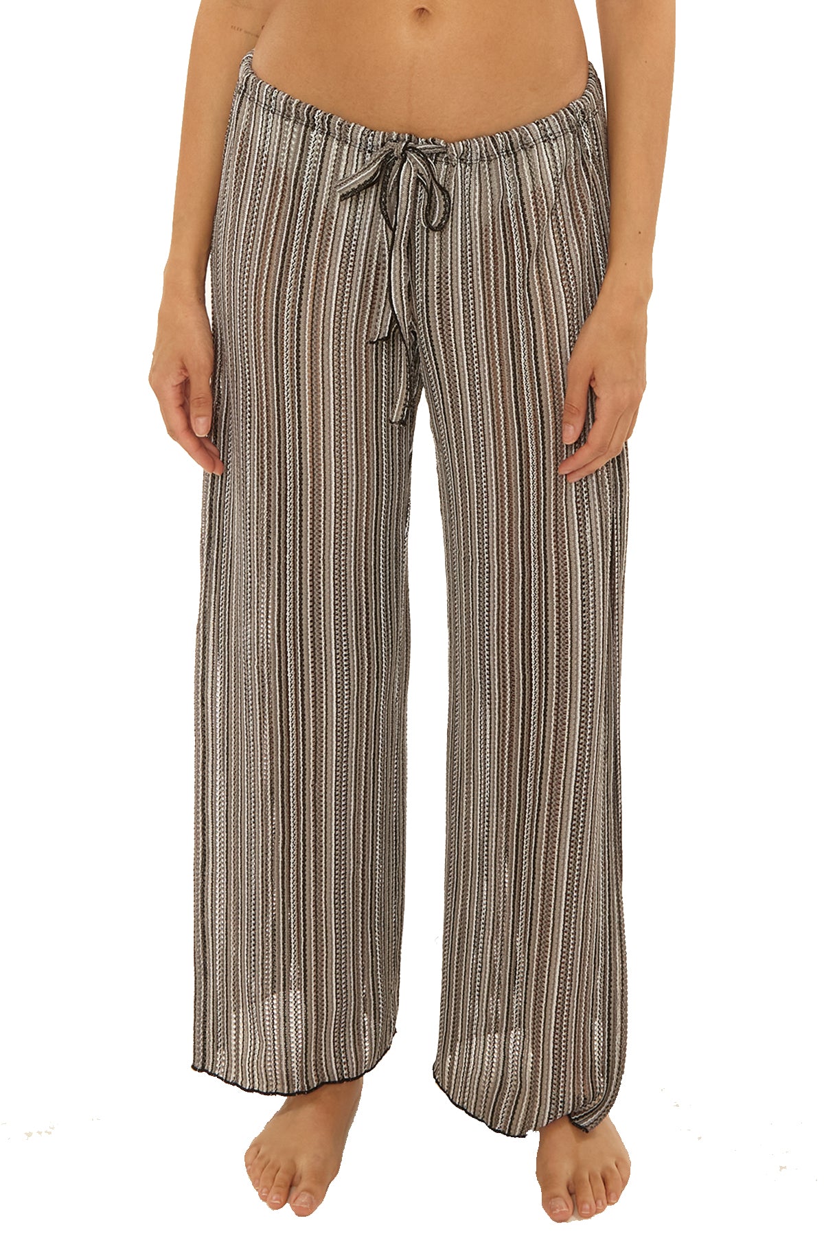 Becca Seaside Black Split Leg Pants