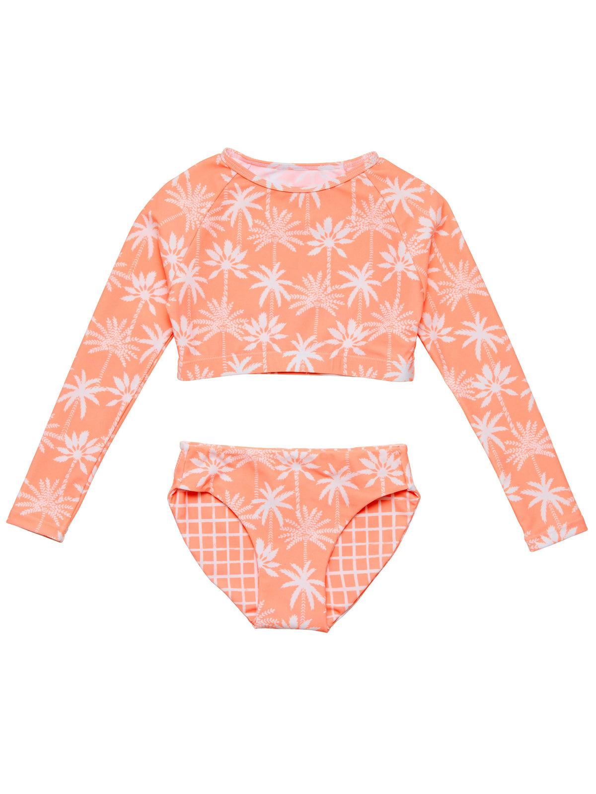 Snapper Rock Cali Palms Recycled Crop Rash Set